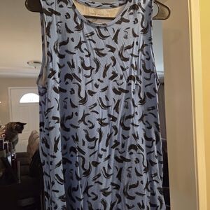 Nine West Blue and Black Women's Top